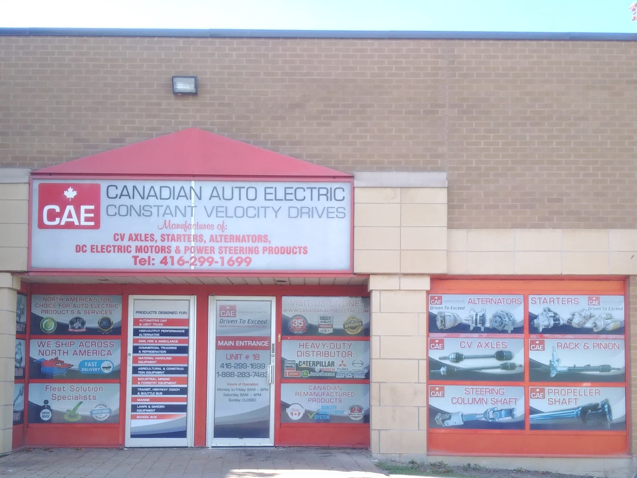 photo Canadian Auto Electric & Constant Velocity Drive Inc.