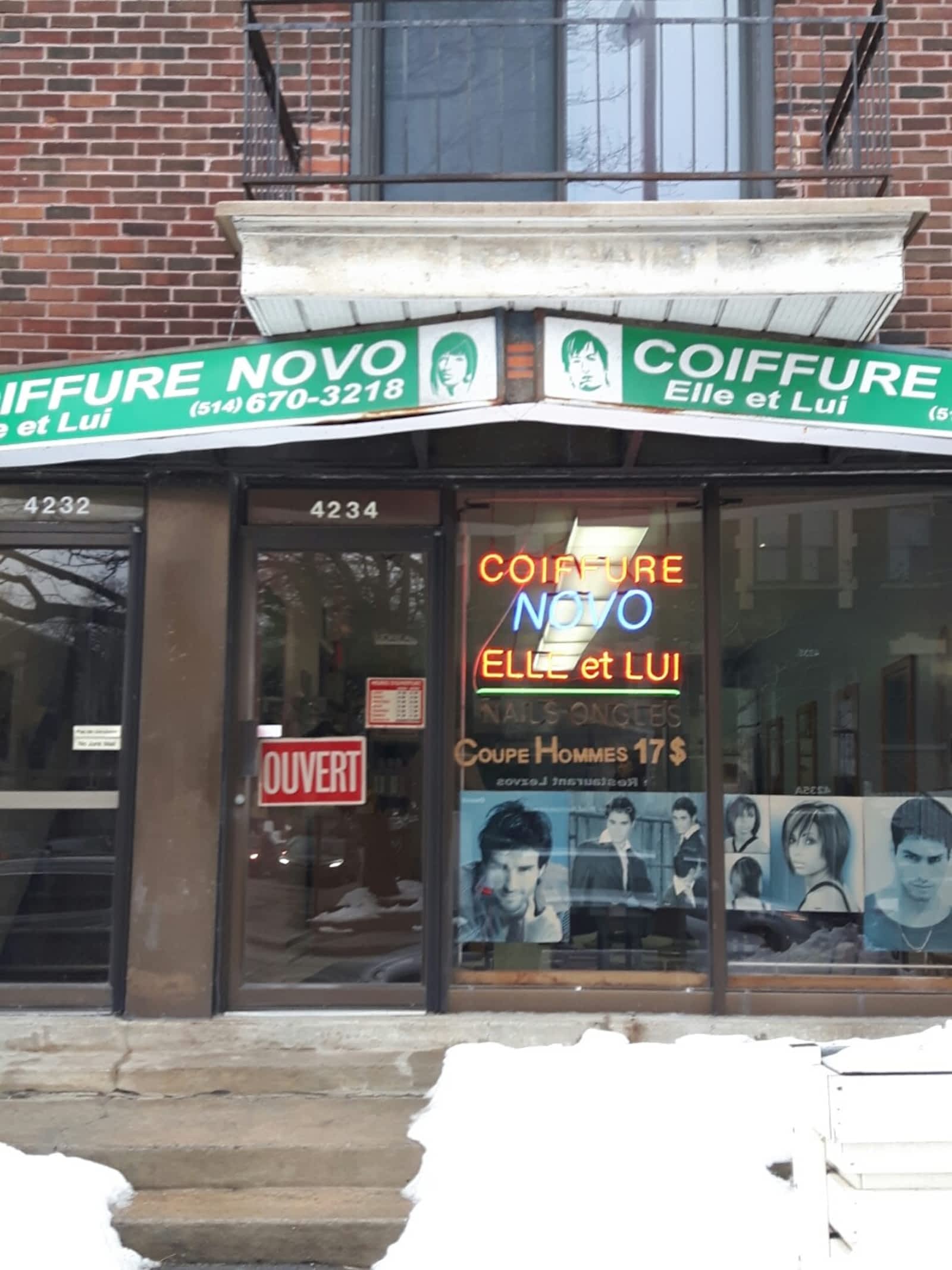 Coiffure Novo 4234 Boul Décarie Montréal Qc