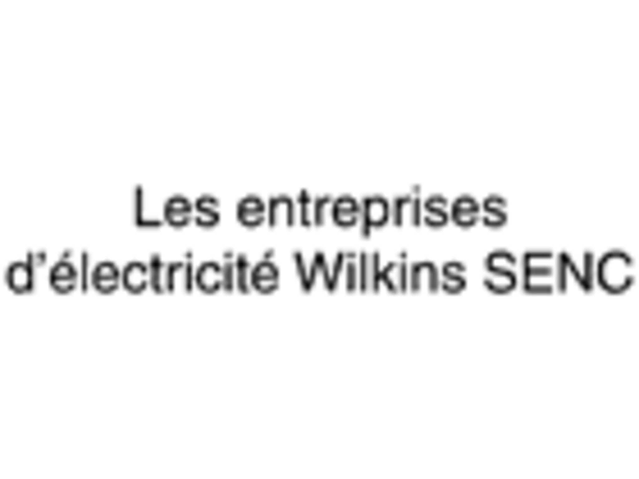 photo Les Entreprises d'Électricité Wilkins SENC