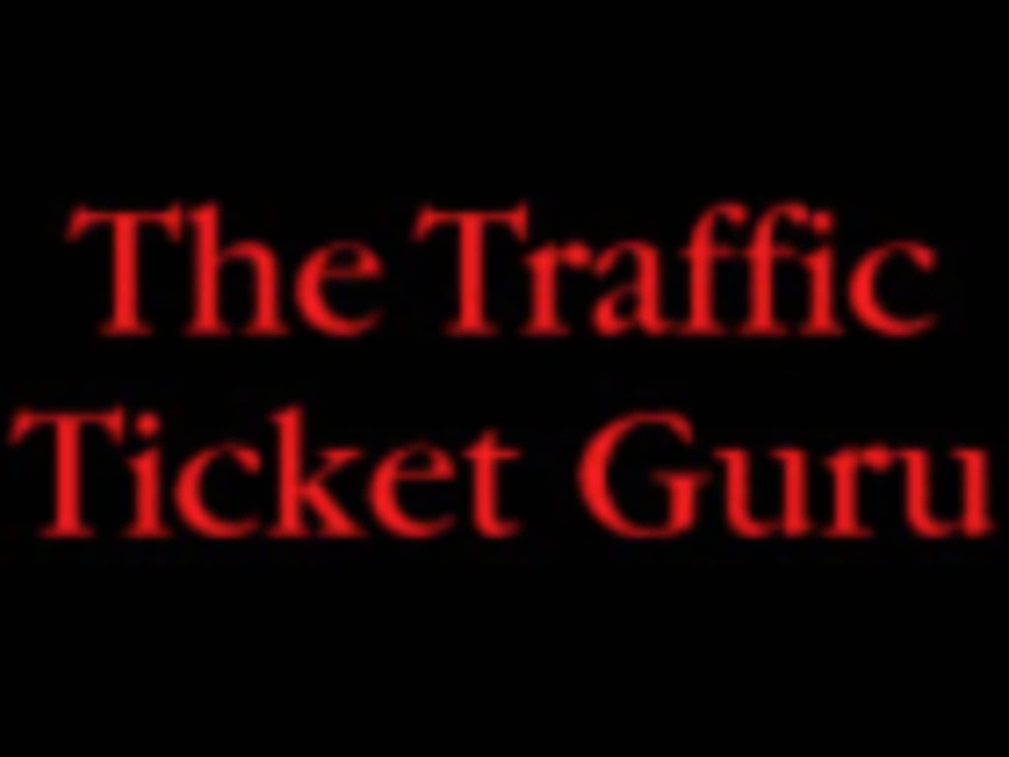 photo The Traffic Ticket Guru