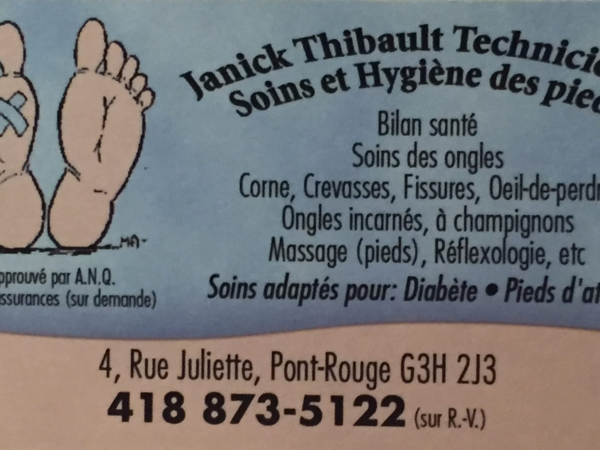 photo Janick Thibault Technicienne Soins et Hygiène des Pieds