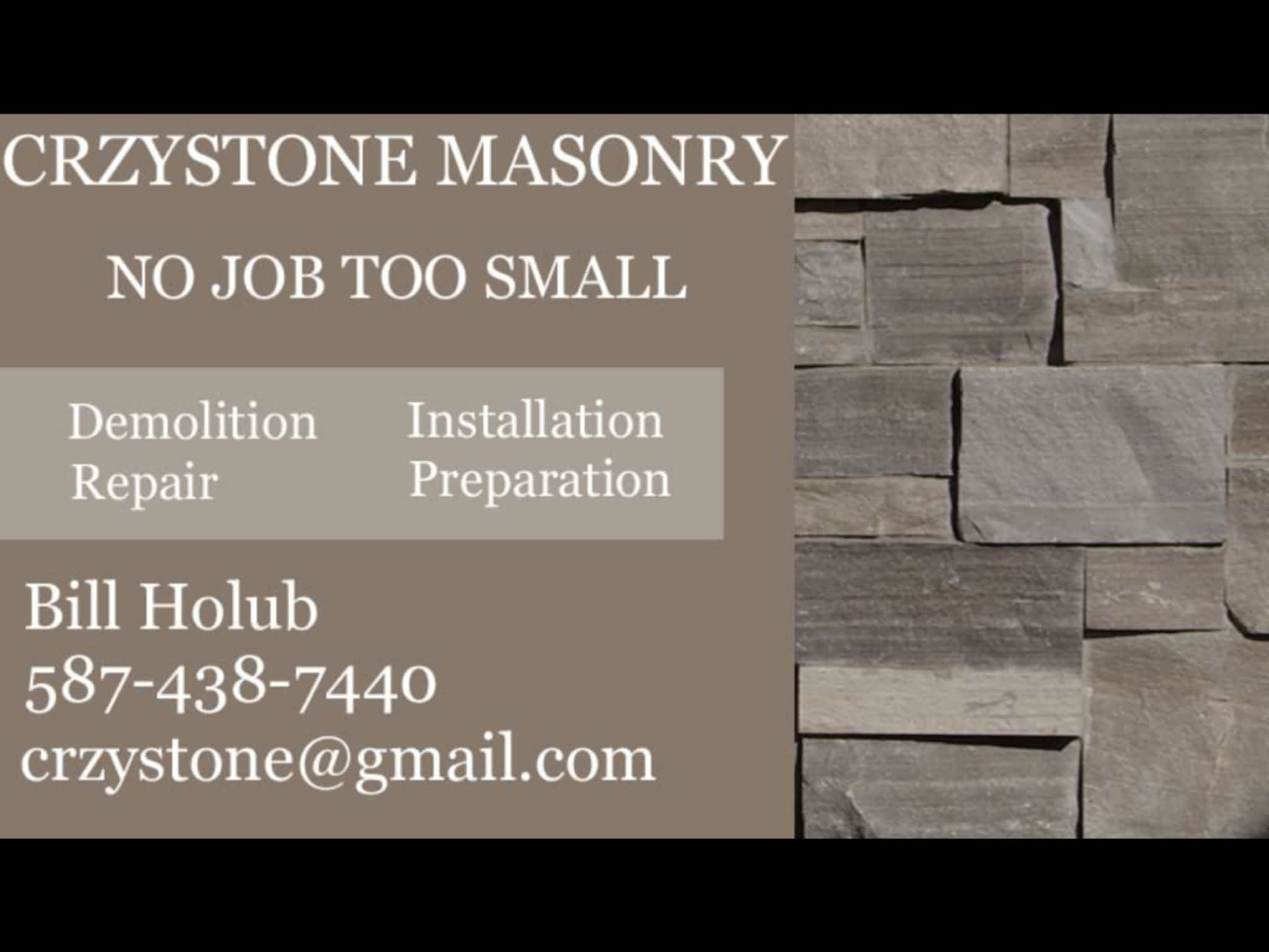 photo Crzystone Masonry