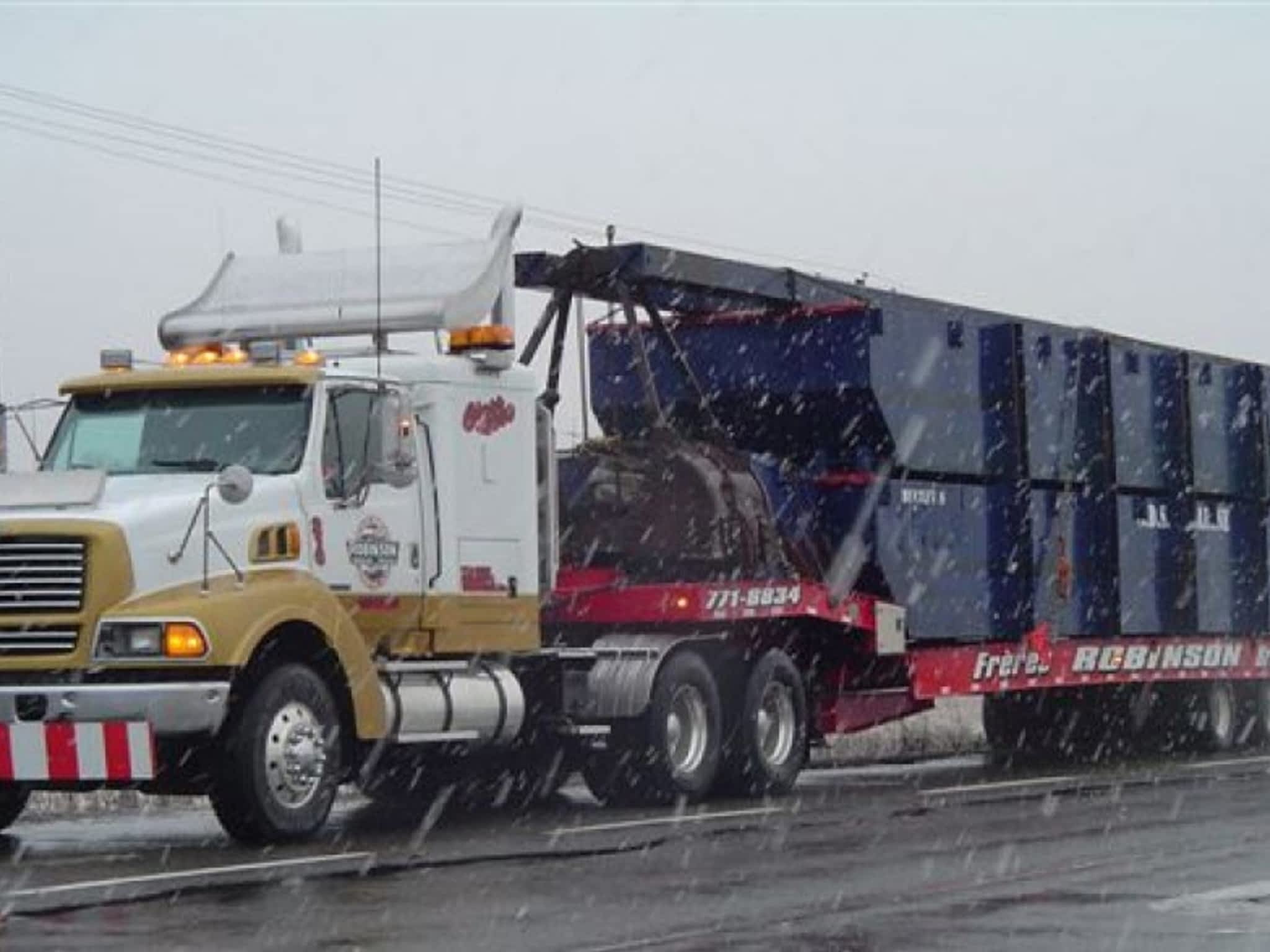 photo Robinson Brothers Frères EnrDispatch Trucking & Float