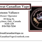 The Great Canadian Vape - Articles pour vapoteur