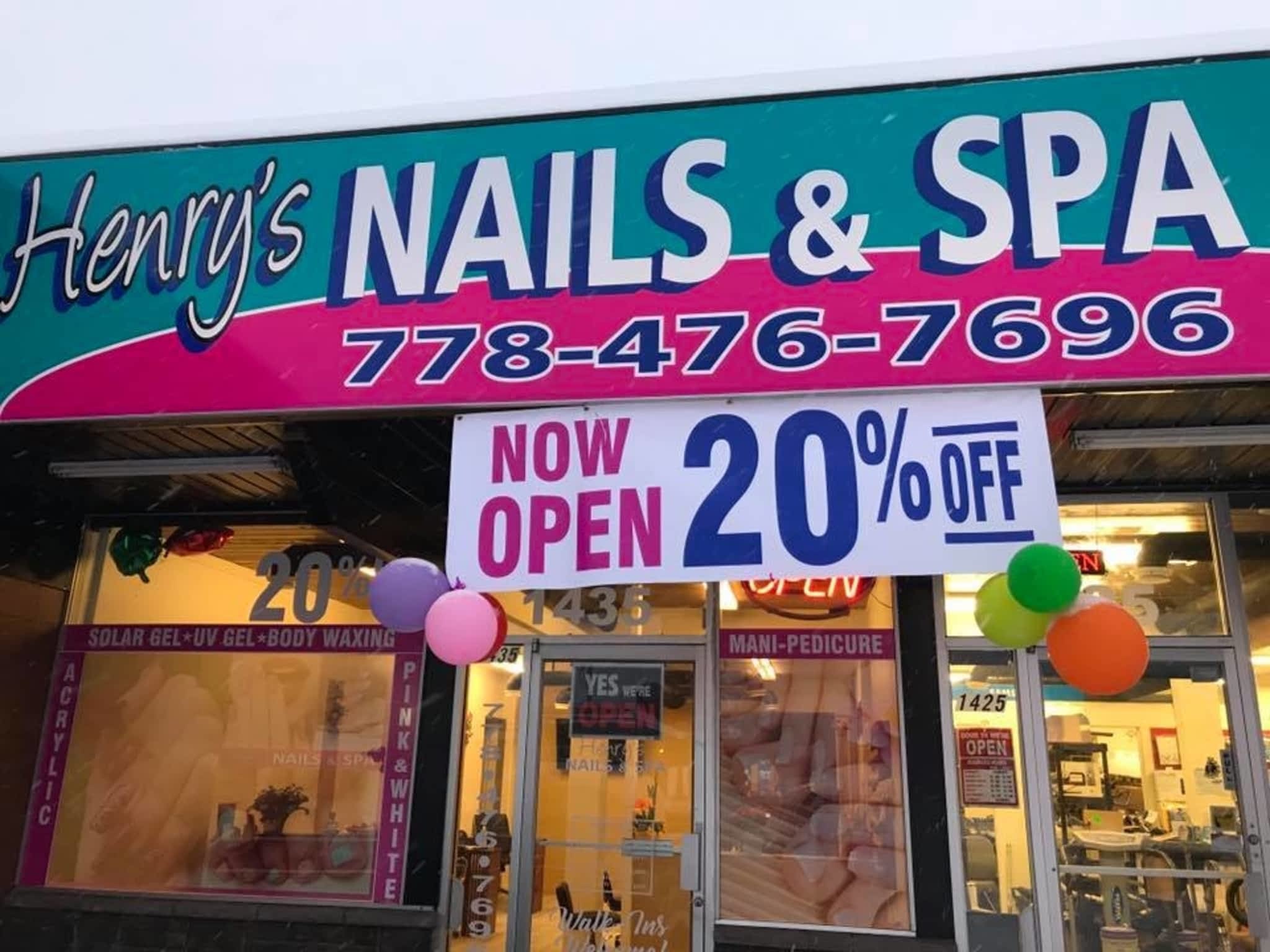 Henry Nail & Spa Penticton, BC 1435 Main St Canpages