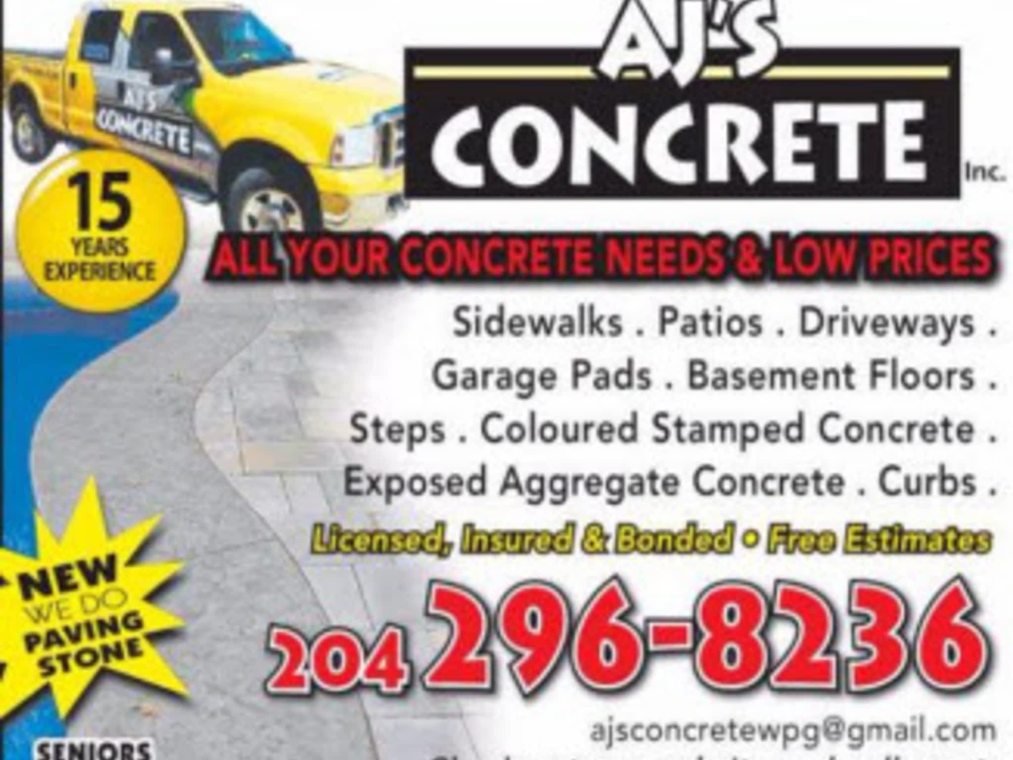 photo AJ's Concrete Inc