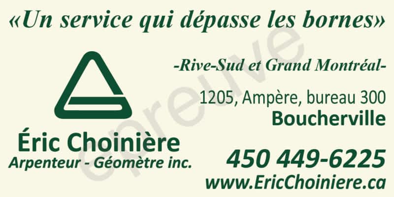 ric Choini re Arpenteur G om tre Inc Horaire d ouverture 300