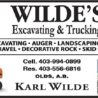Wilde's Excavating & Trucking - Entrepreneurs en excavation