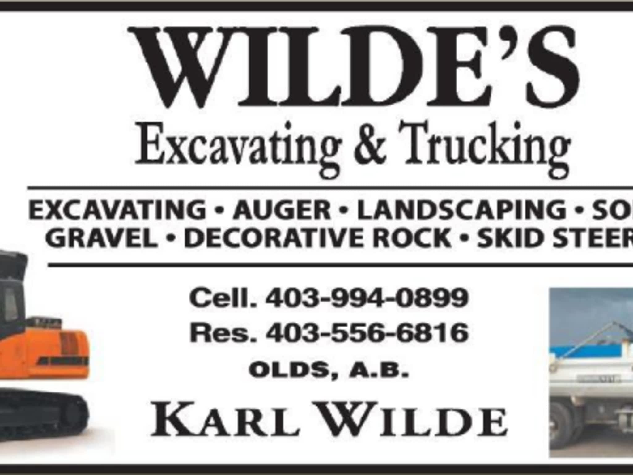 photo Wilde's Excavating & Trucking