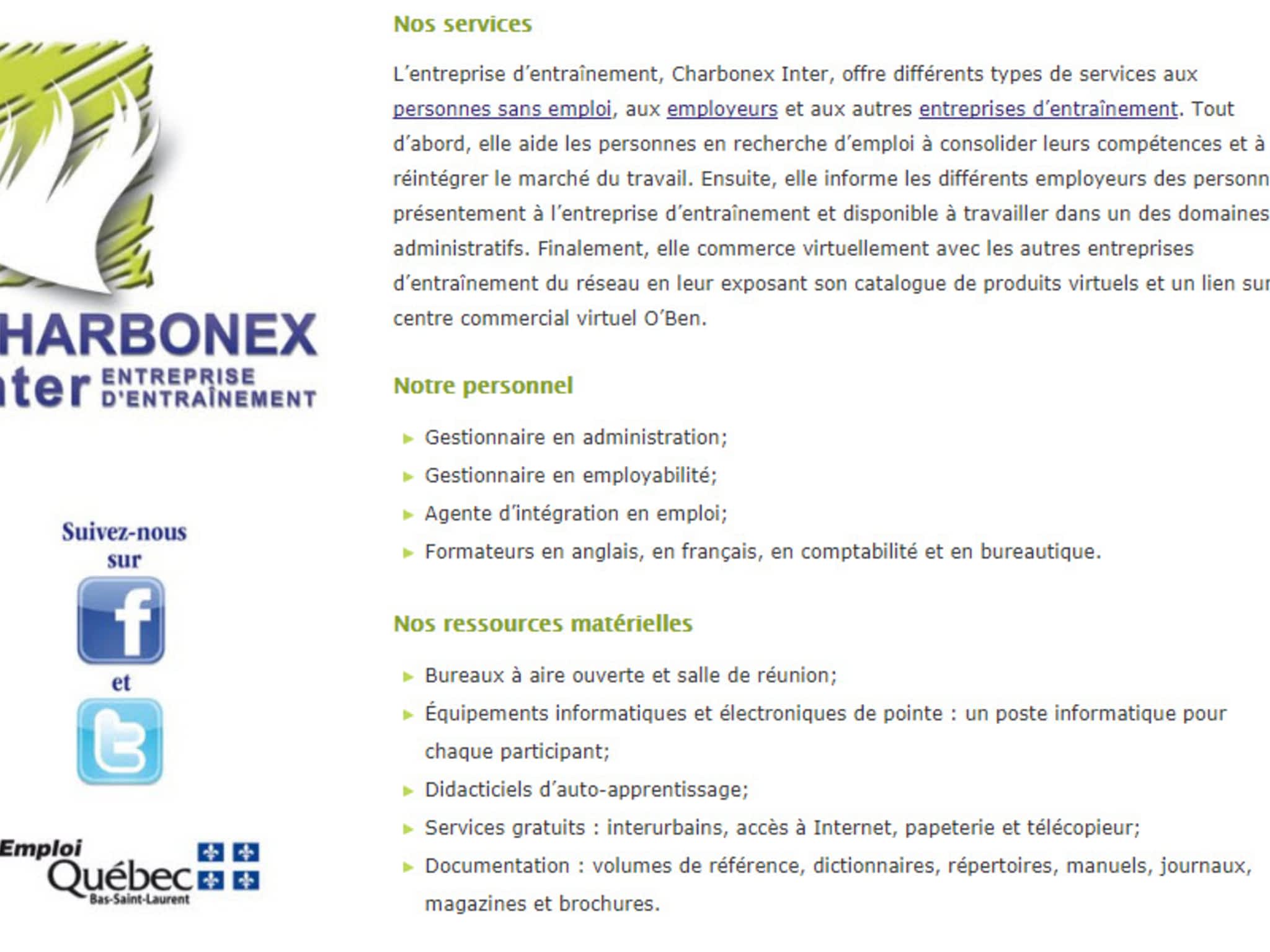 photo Charbonex Inter