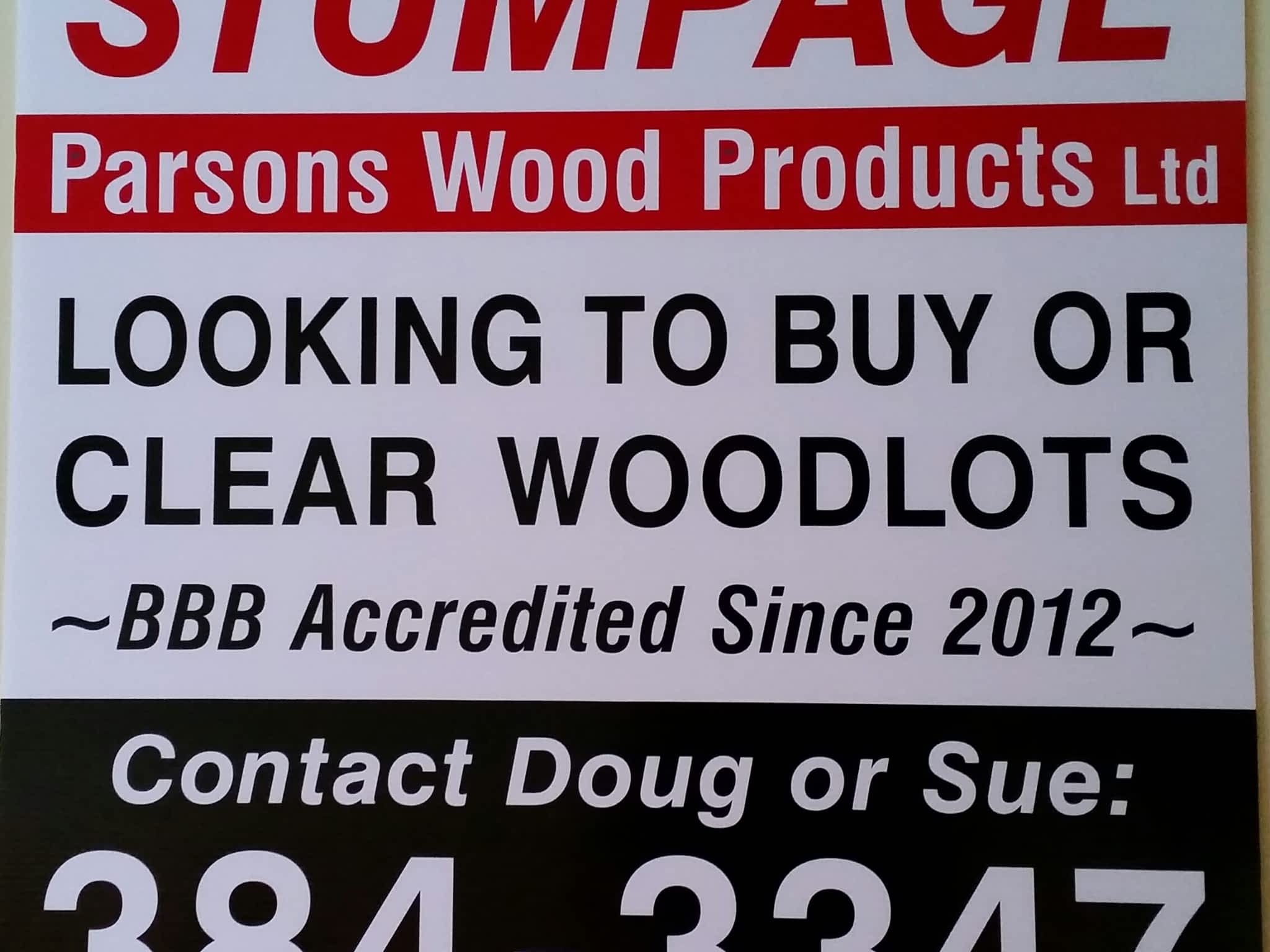 photo Parsons Wood Products