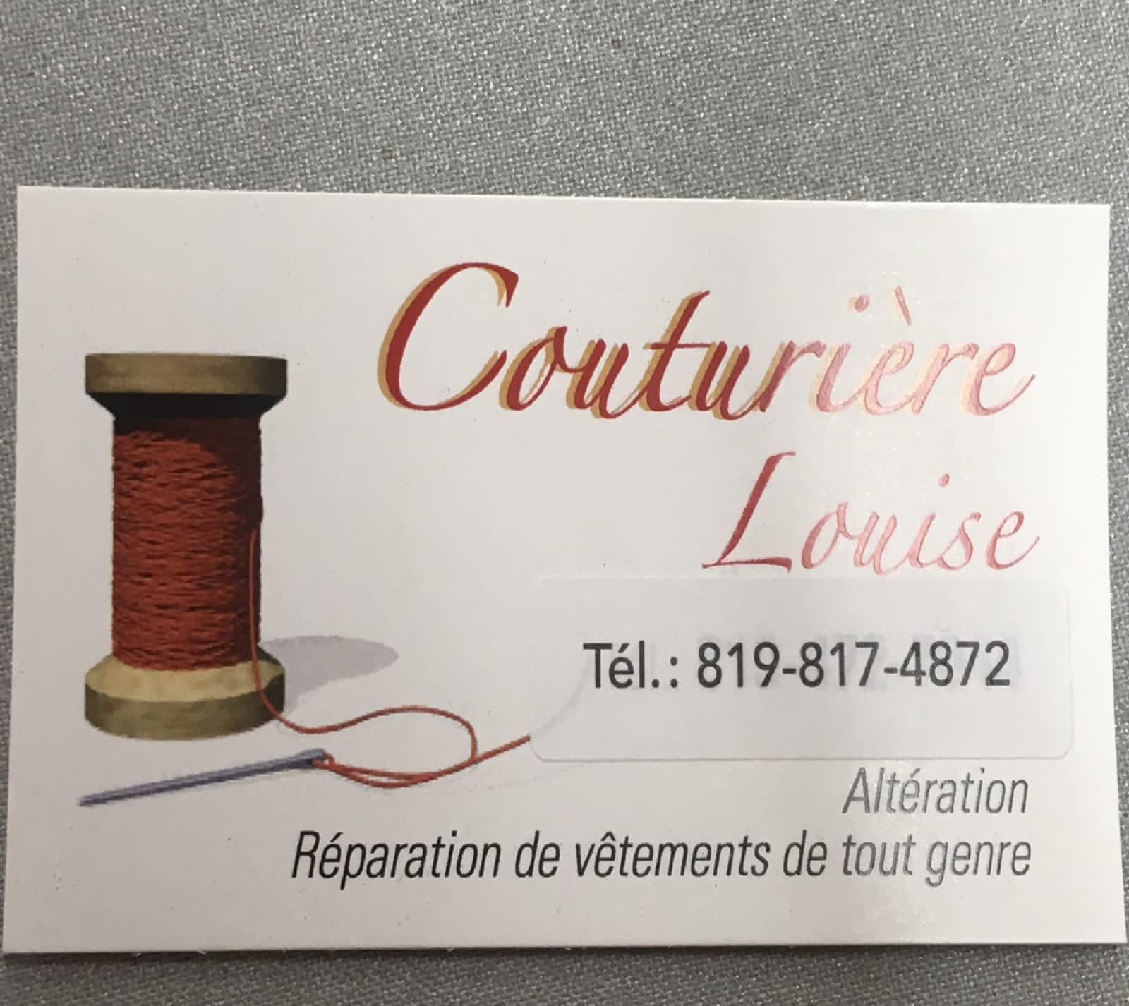 Couturiere Louise Opening Hours 8053 8e Allee Drummondville Qc