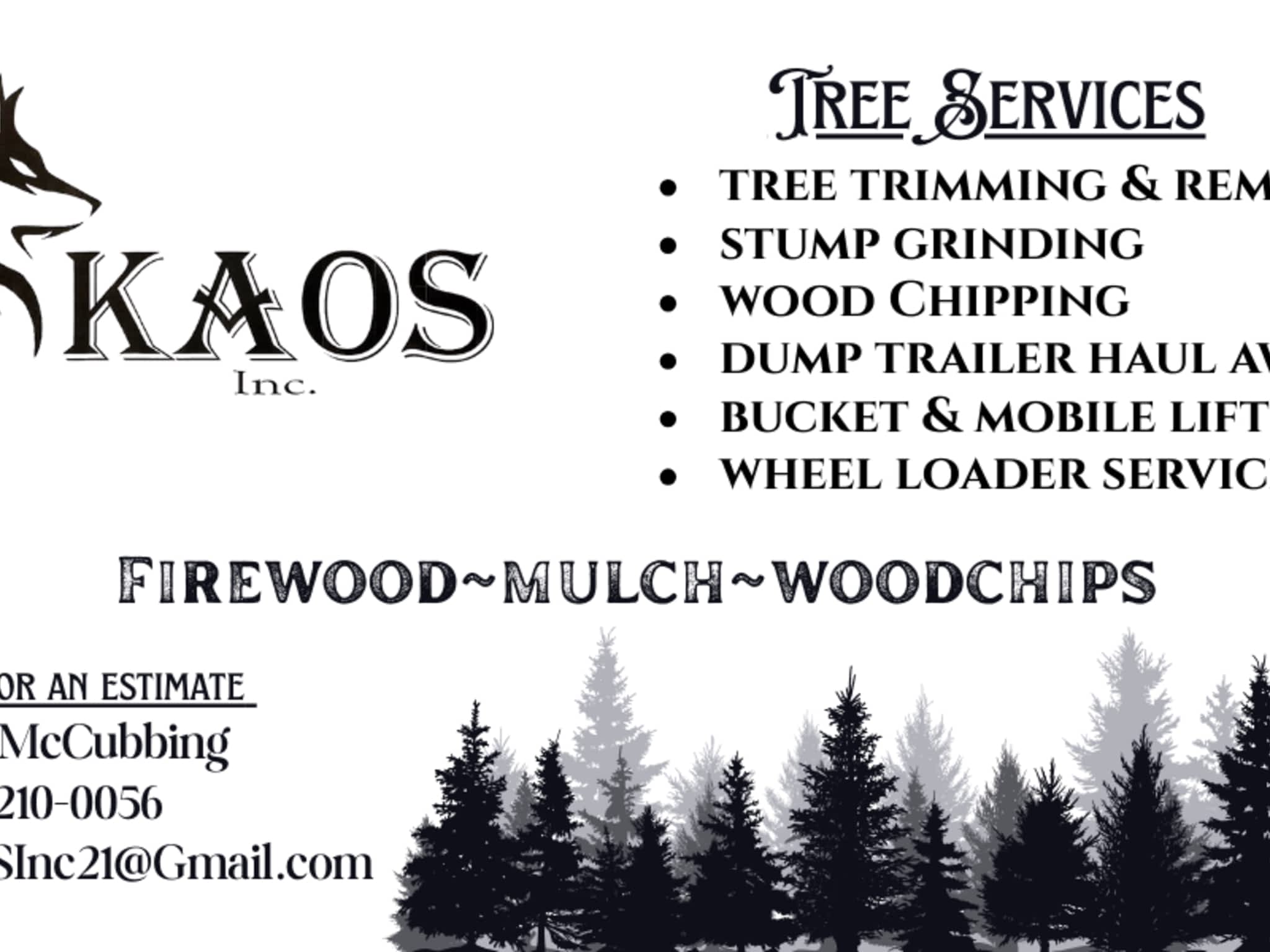 photo KAOS Inc - Tree Services