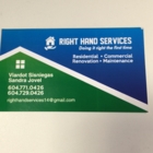 Right Hand Services - Home Improvements & Renovations