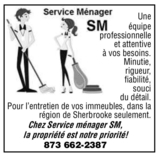 View Service Ménager SM’s Sherbrooke profile