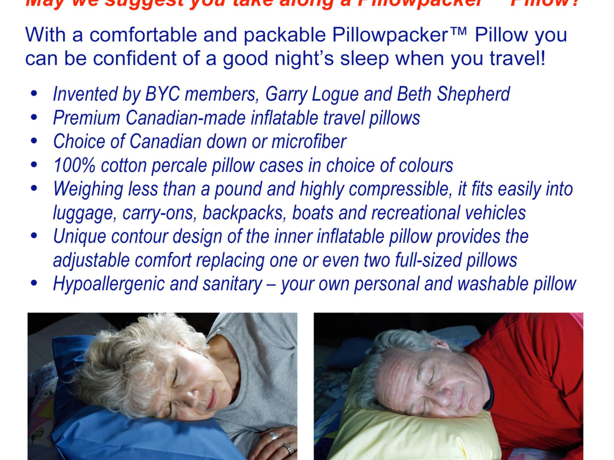 photo Pillowpacker Pillows