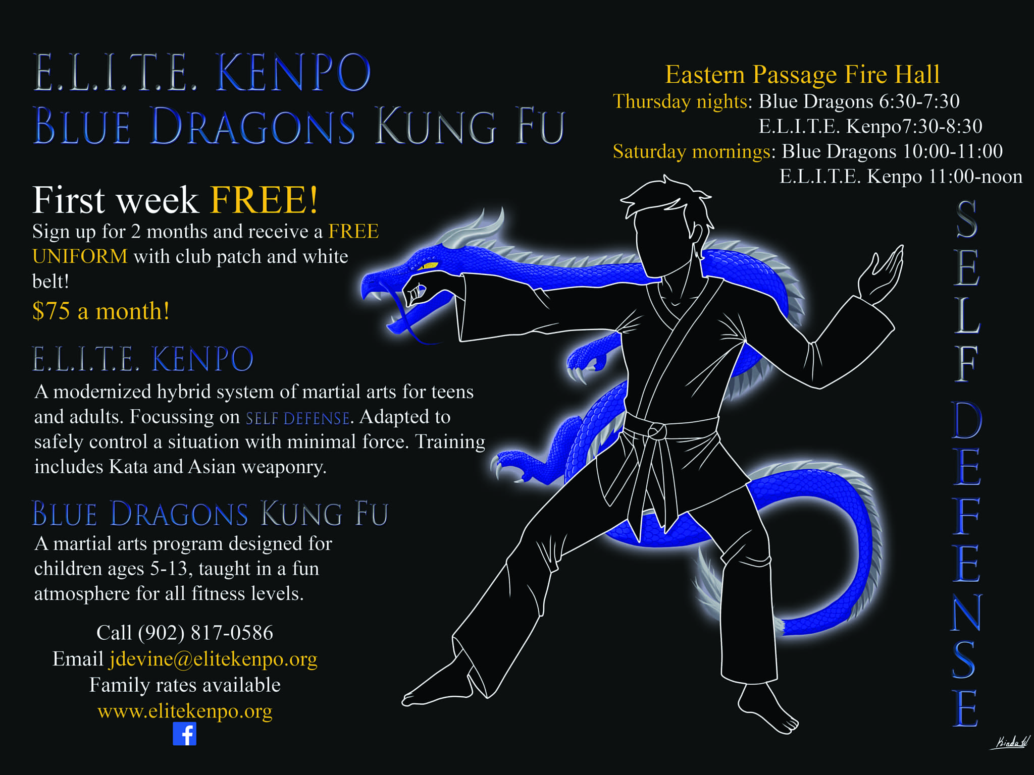 photo E.L.I.T.E. Kenpo & Blue Dragons Kung Fu