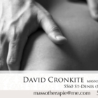David Cronkite Massothérapeute - Massothérapeutes