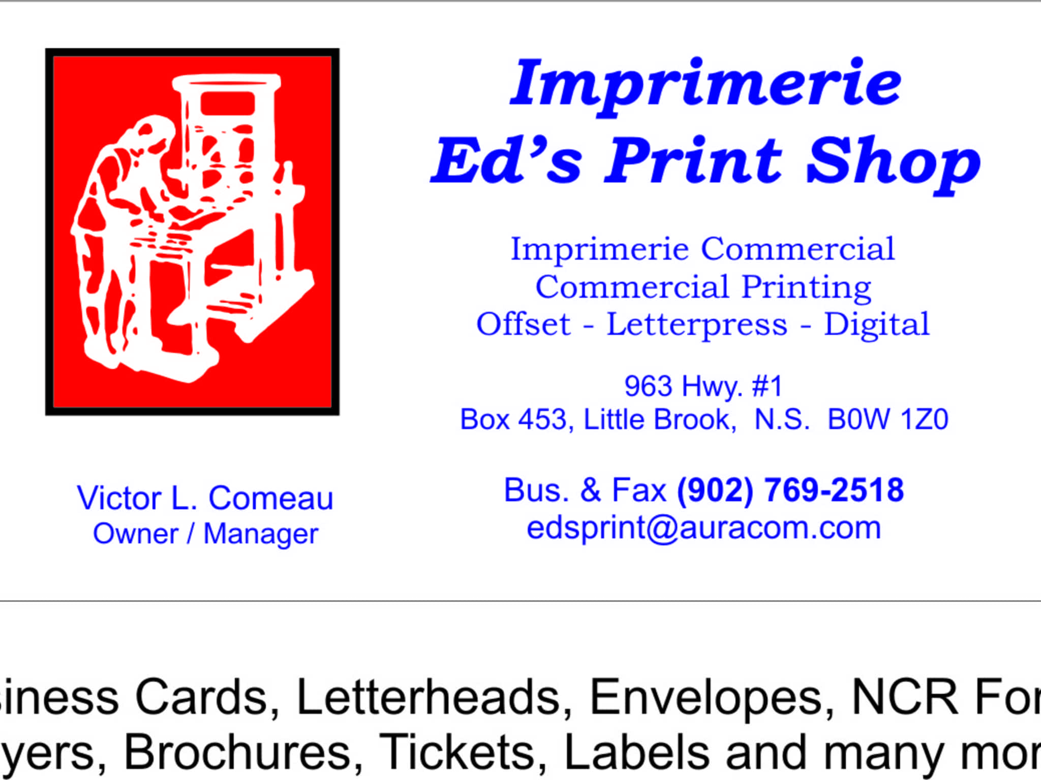 photo Ed's Print Shop