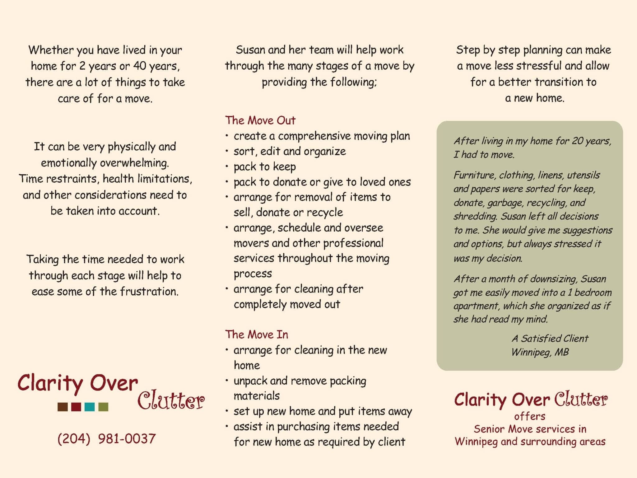 photo Clarity Over Clutter