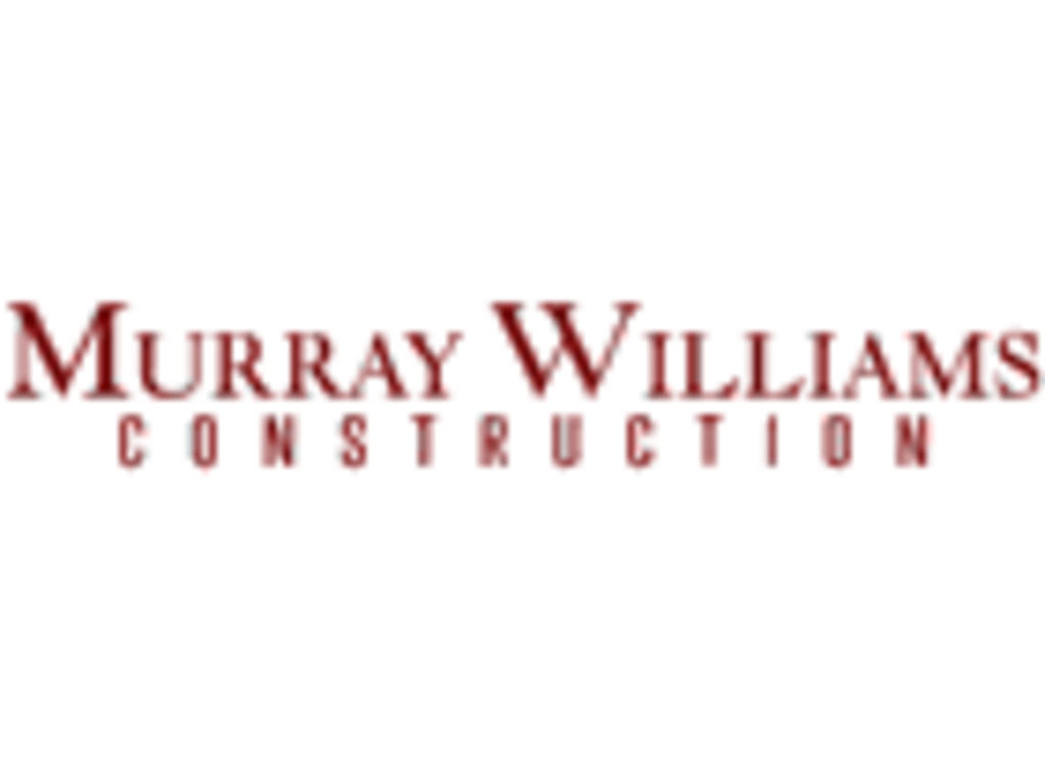 photo Murray Williams Construction