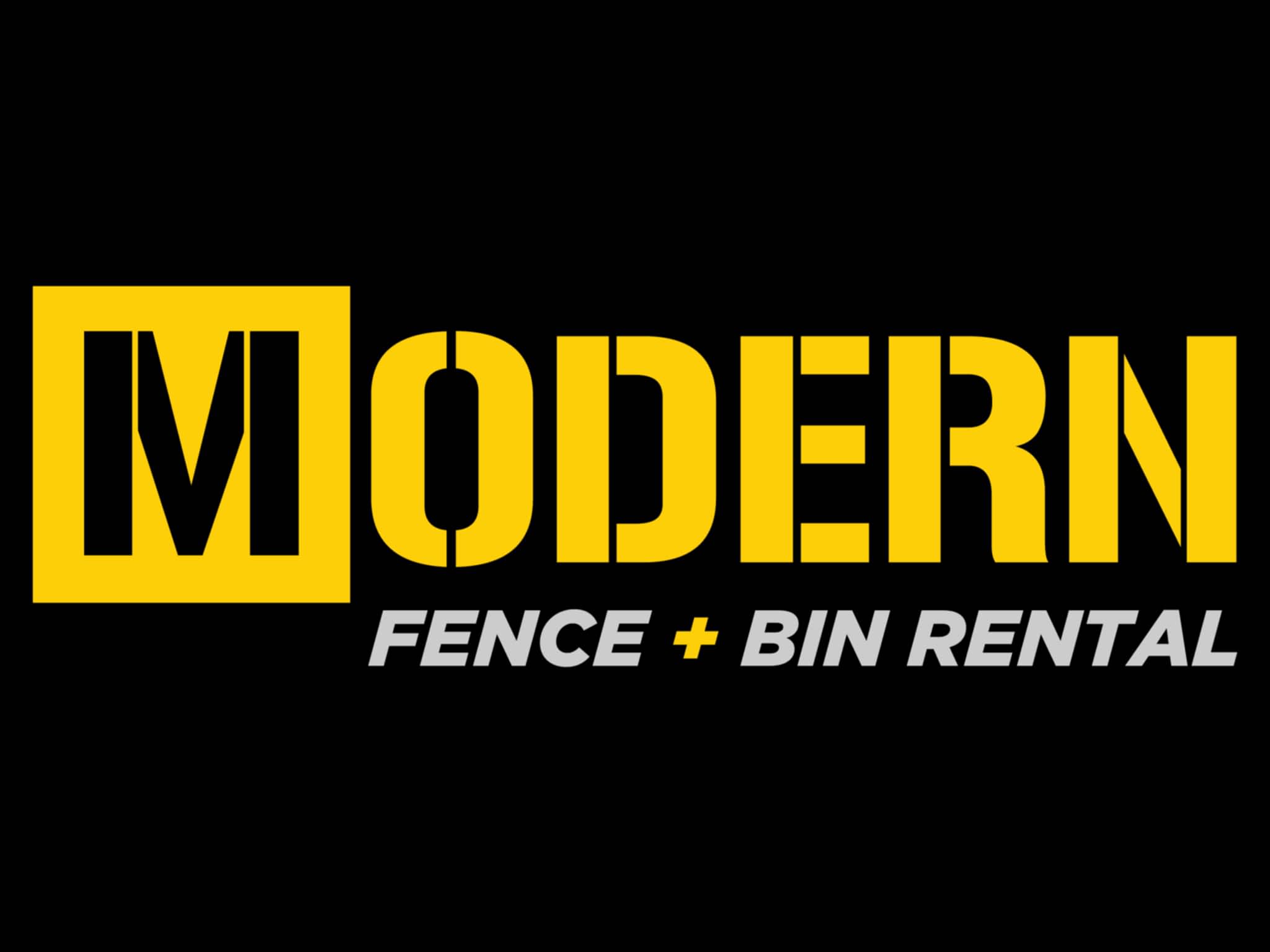 photo Modern Fence & Bin Rental