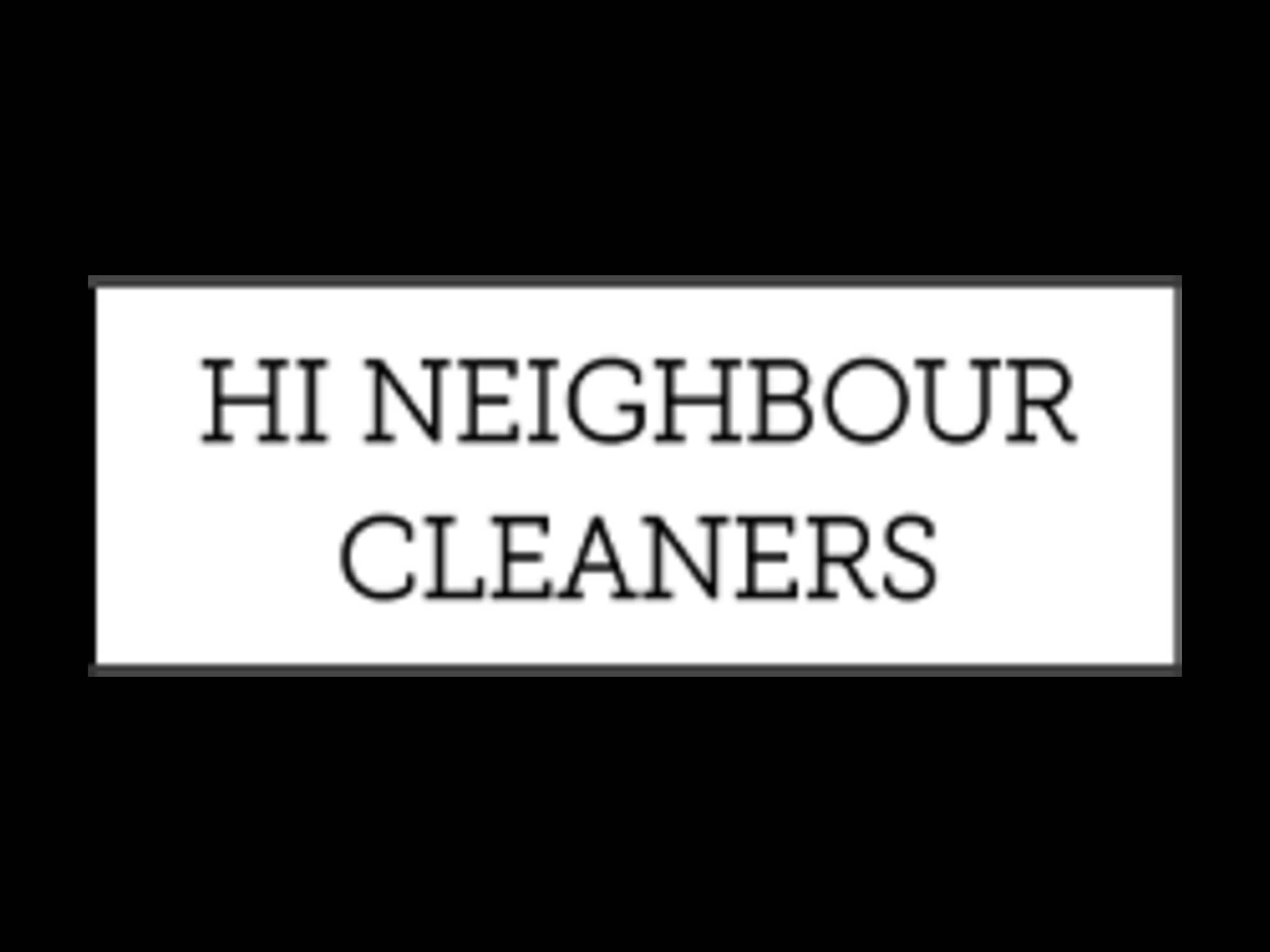 photo Hi Neighbour Cleaners