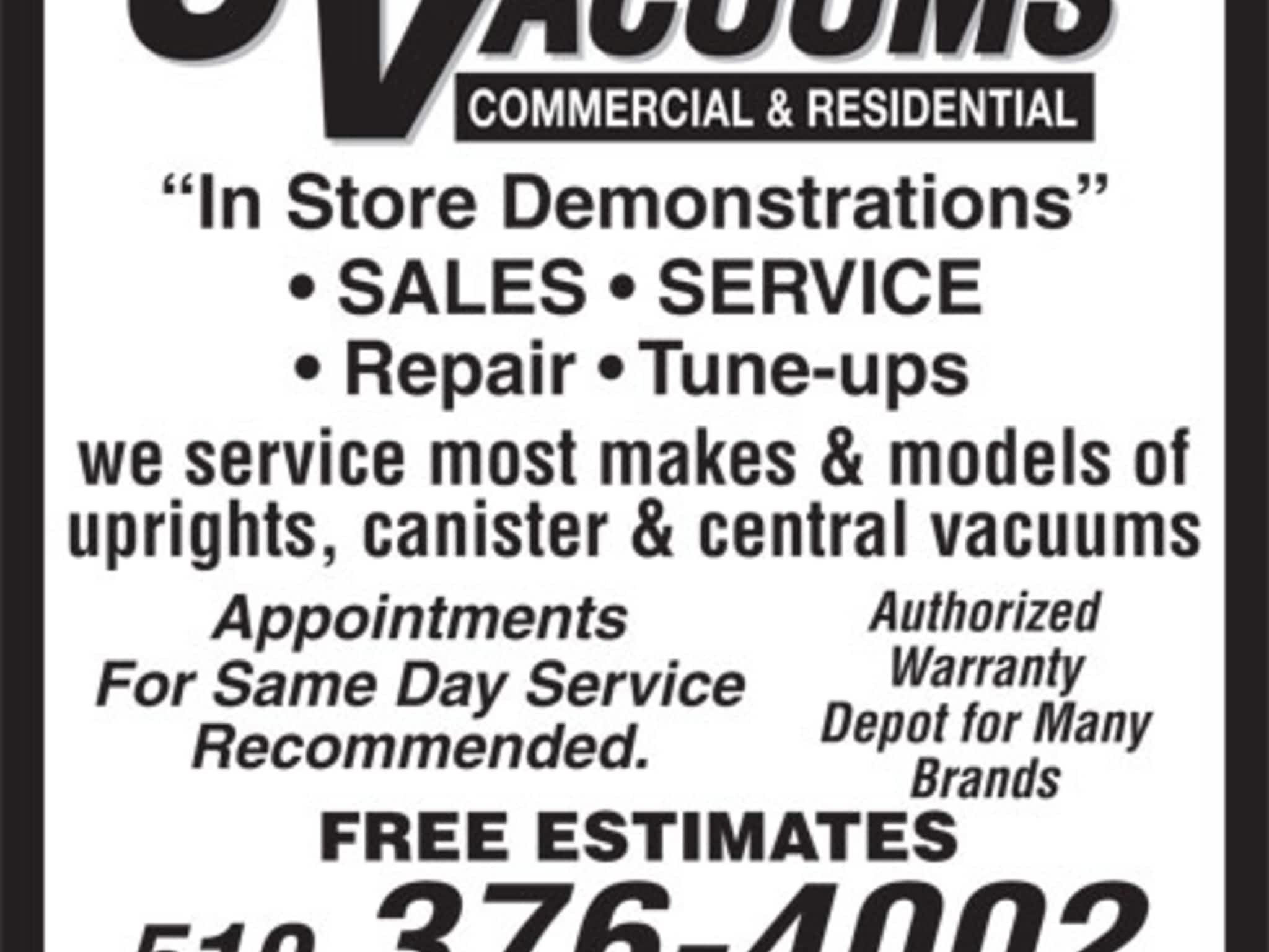 Schank's Vacuums Owen Sound, ON 1325 2nd Ave E Canpages