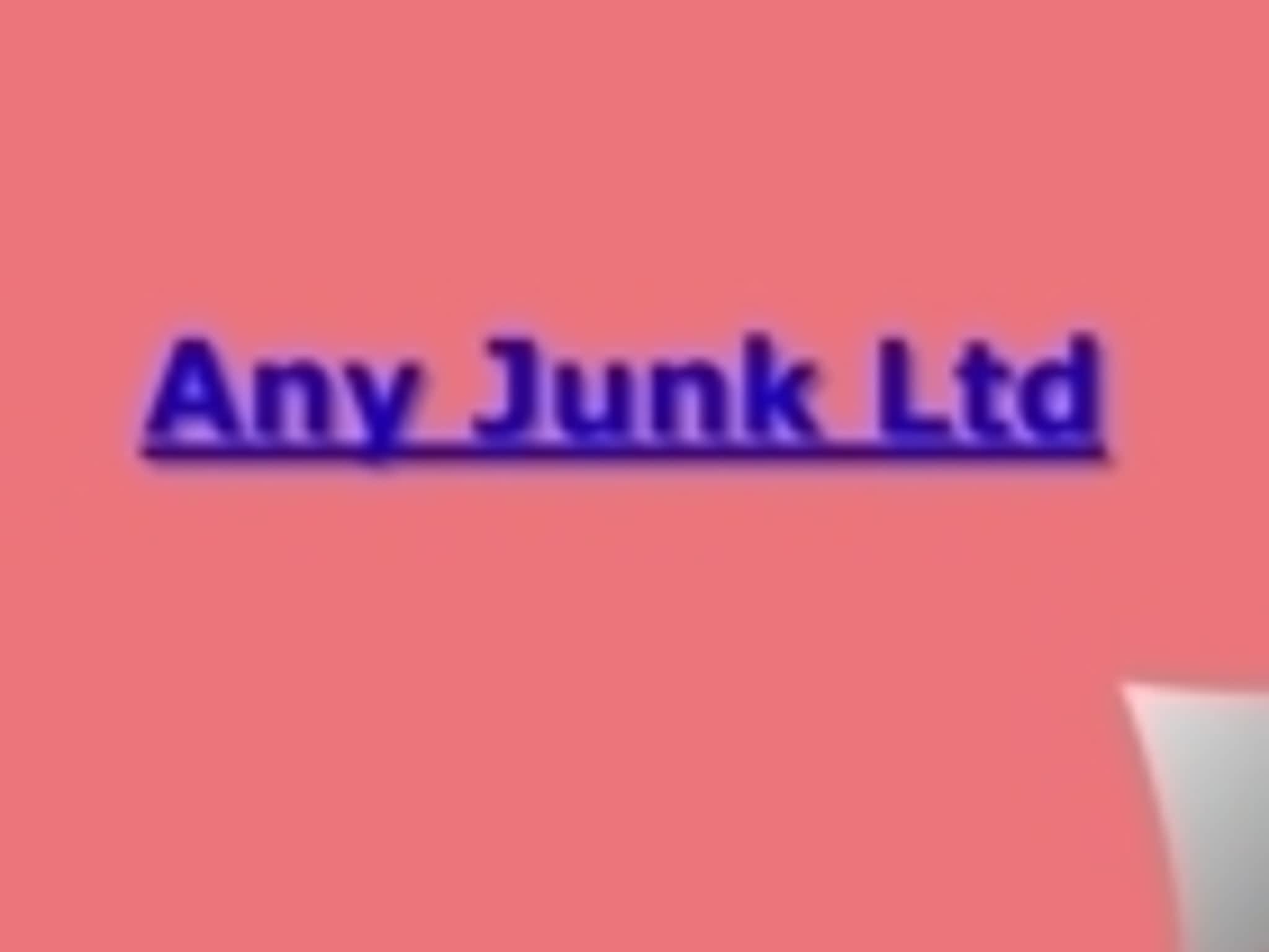 photo Any Junk Ltd