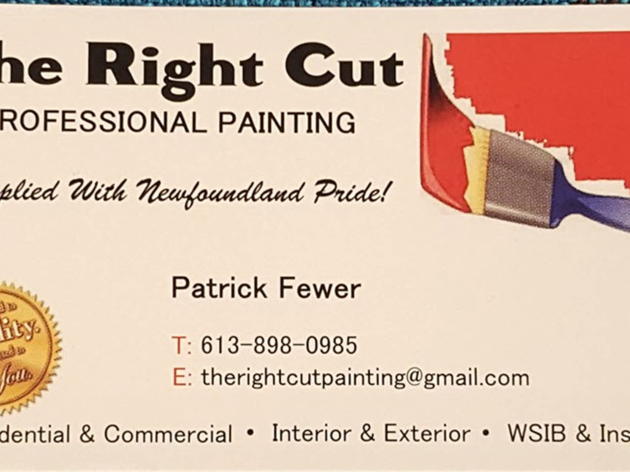 photo The Right Cut Professional Painting