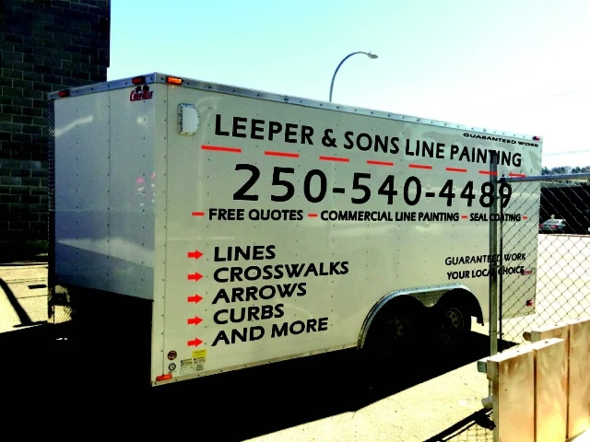 photo Leeper and Son's Line Painting