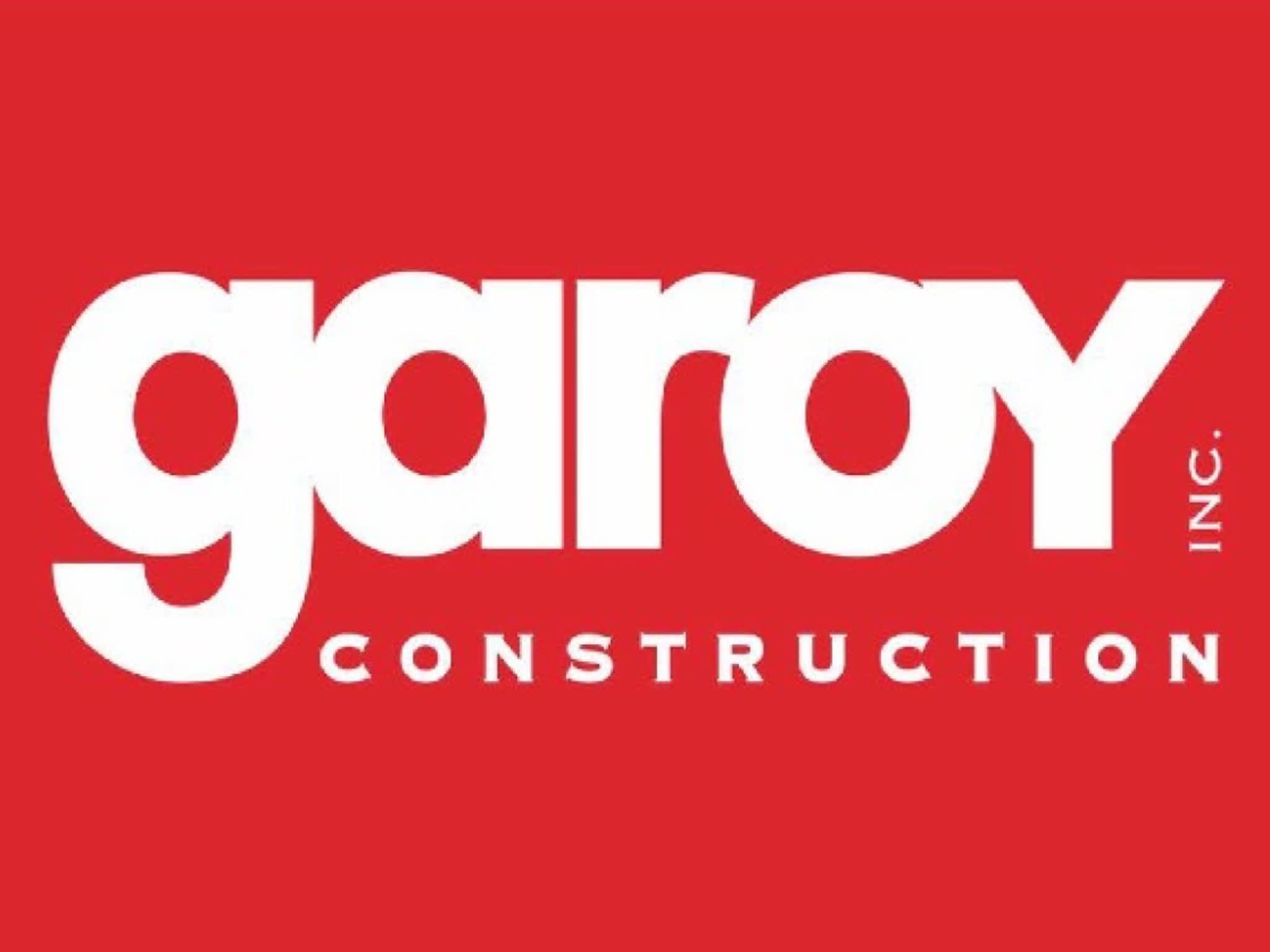 photo Garoy Construction Inc