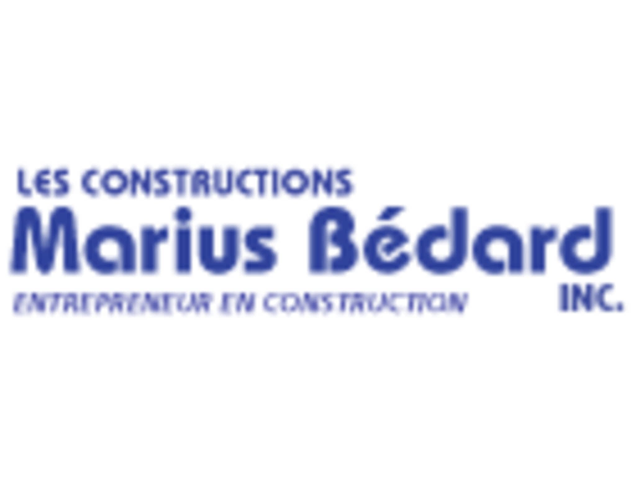photo Les constructions Marius Bédard Inc