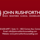 John Rushforth Registered Clinical Counsellor - Consultation conjugale, familiale et individuelle
