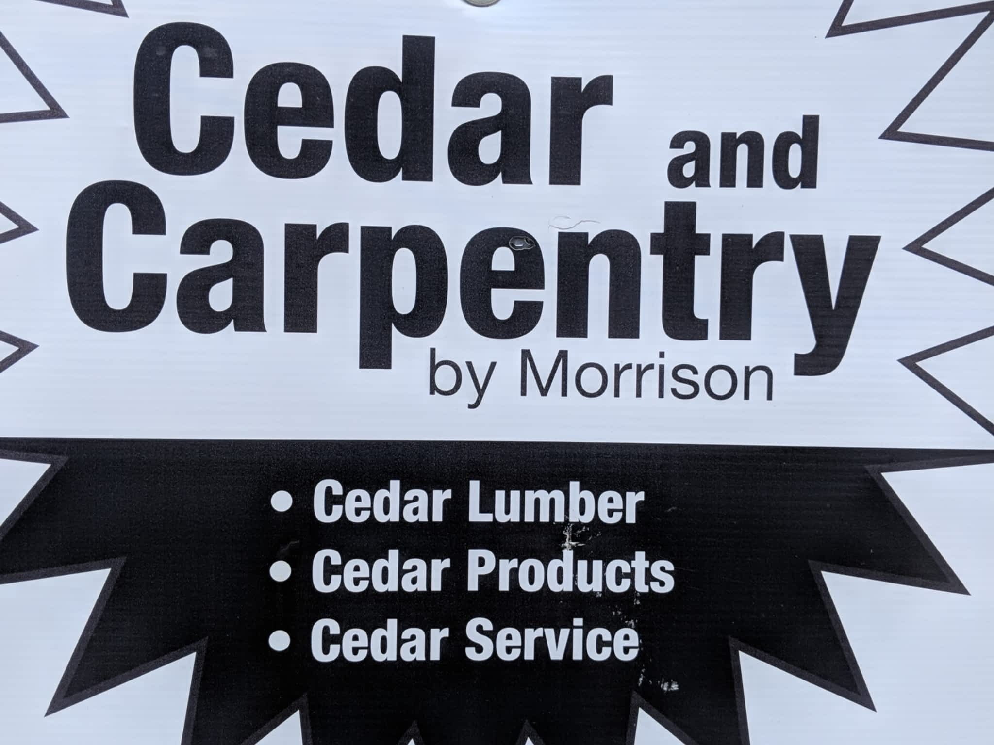 photo Cedar and Carpentry by Morrison