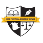 Hood Provincial Document Service - Shérifs