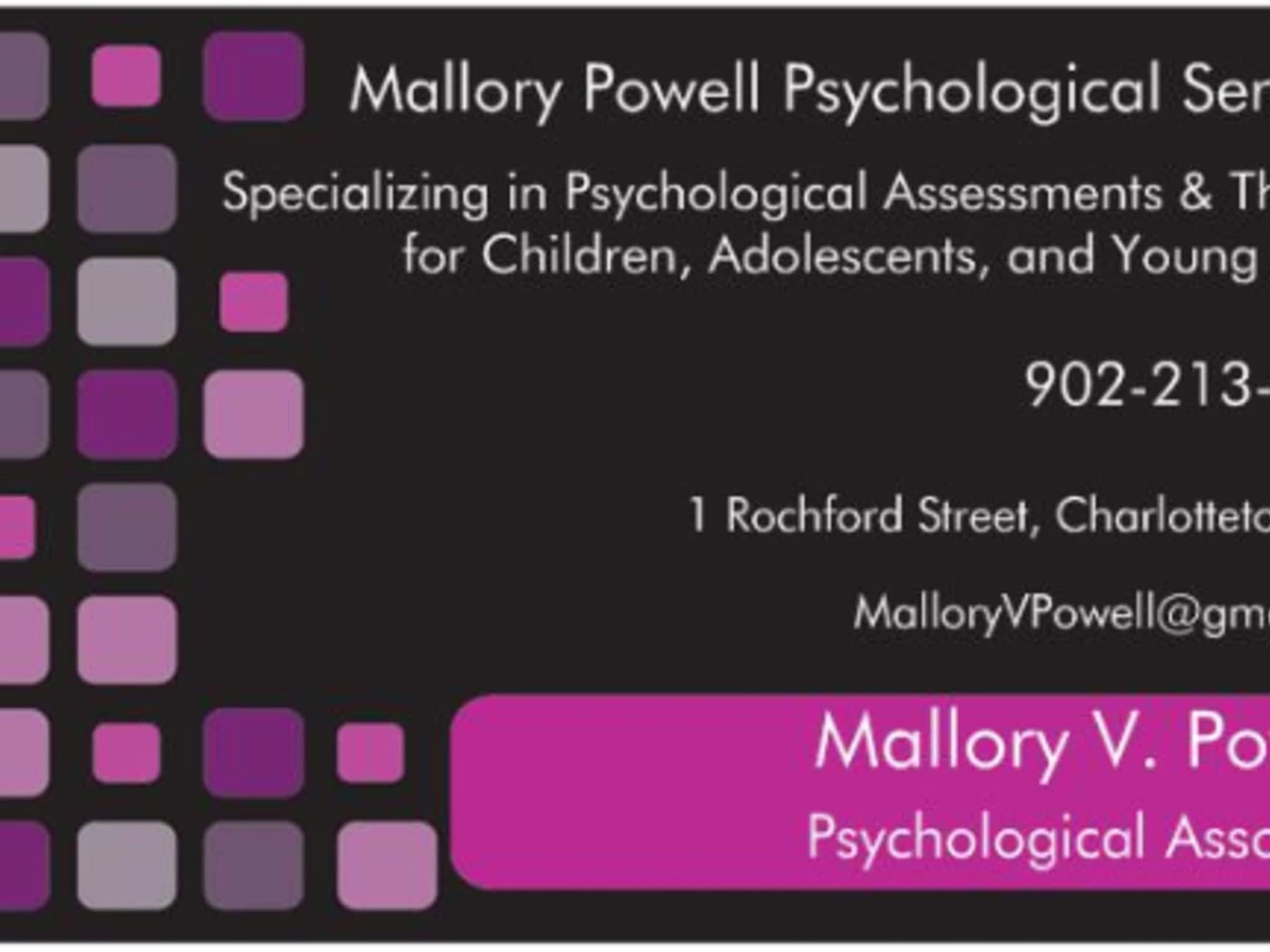 photo Mallory Powell Psychological Services
