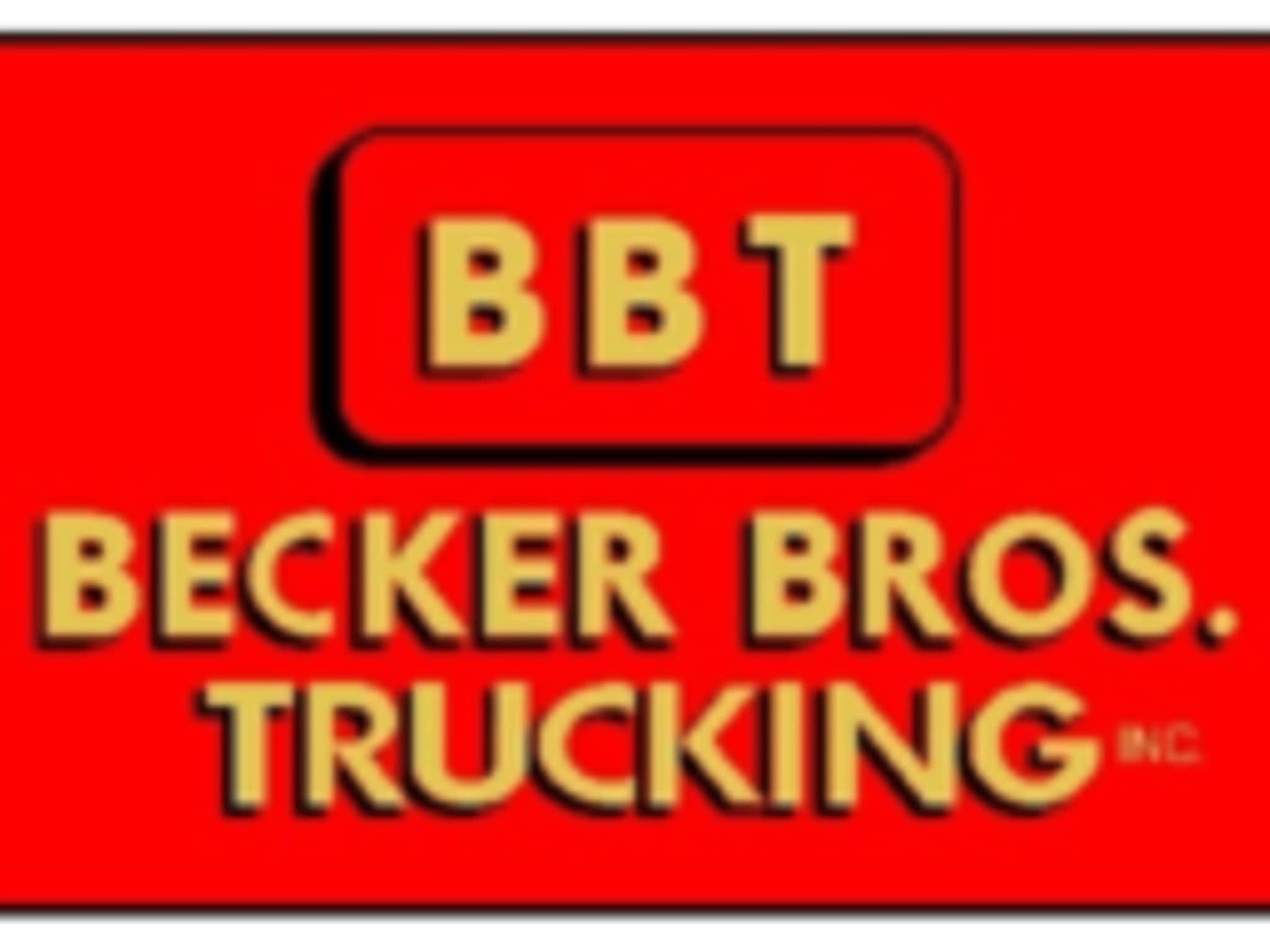 photo BBT Becker Bros Trucking