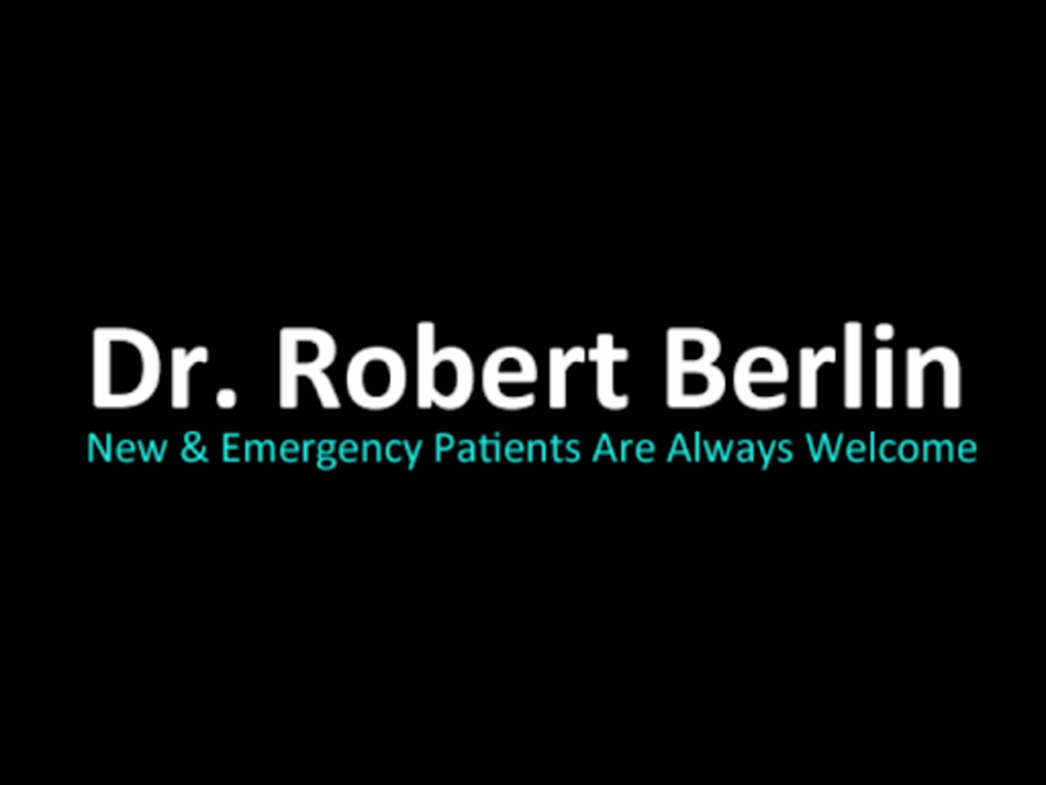 photo Dr. Robert Berlin