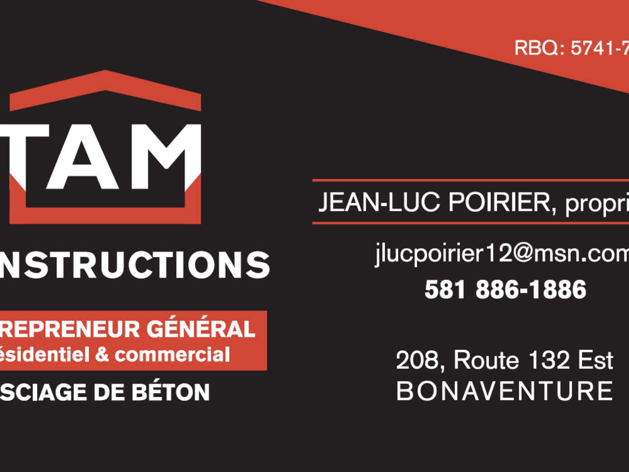 photo TAM Constructions