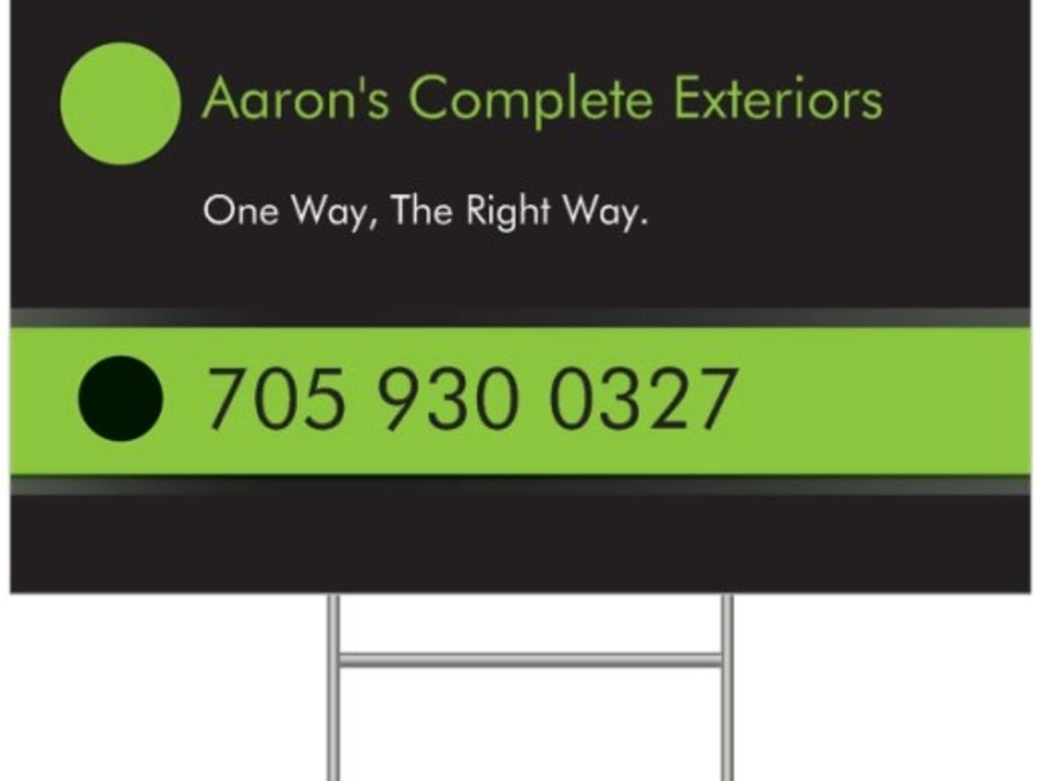 photo Aarons Complete Exteriors