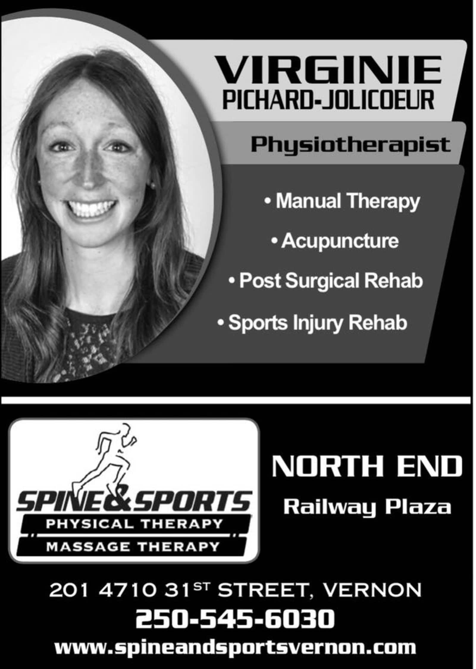 Northend Spine Sports Physical Therapy Massage Therapy Opening Hours 103 201 4710 31st Street Vernon Bc