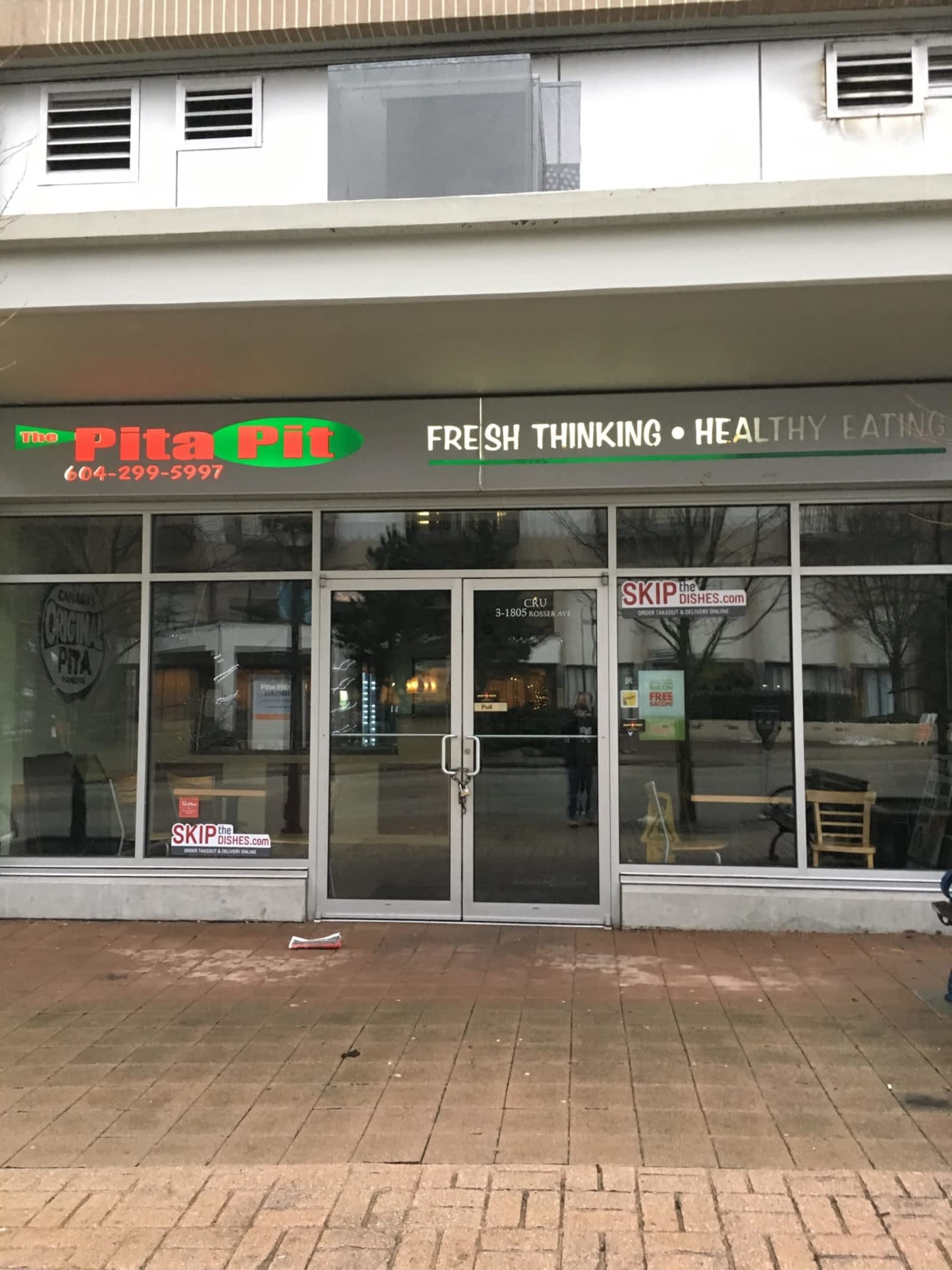Pita Pit Menu, Hours & Prices 1805 Rosser Ave, Burnaby, BC