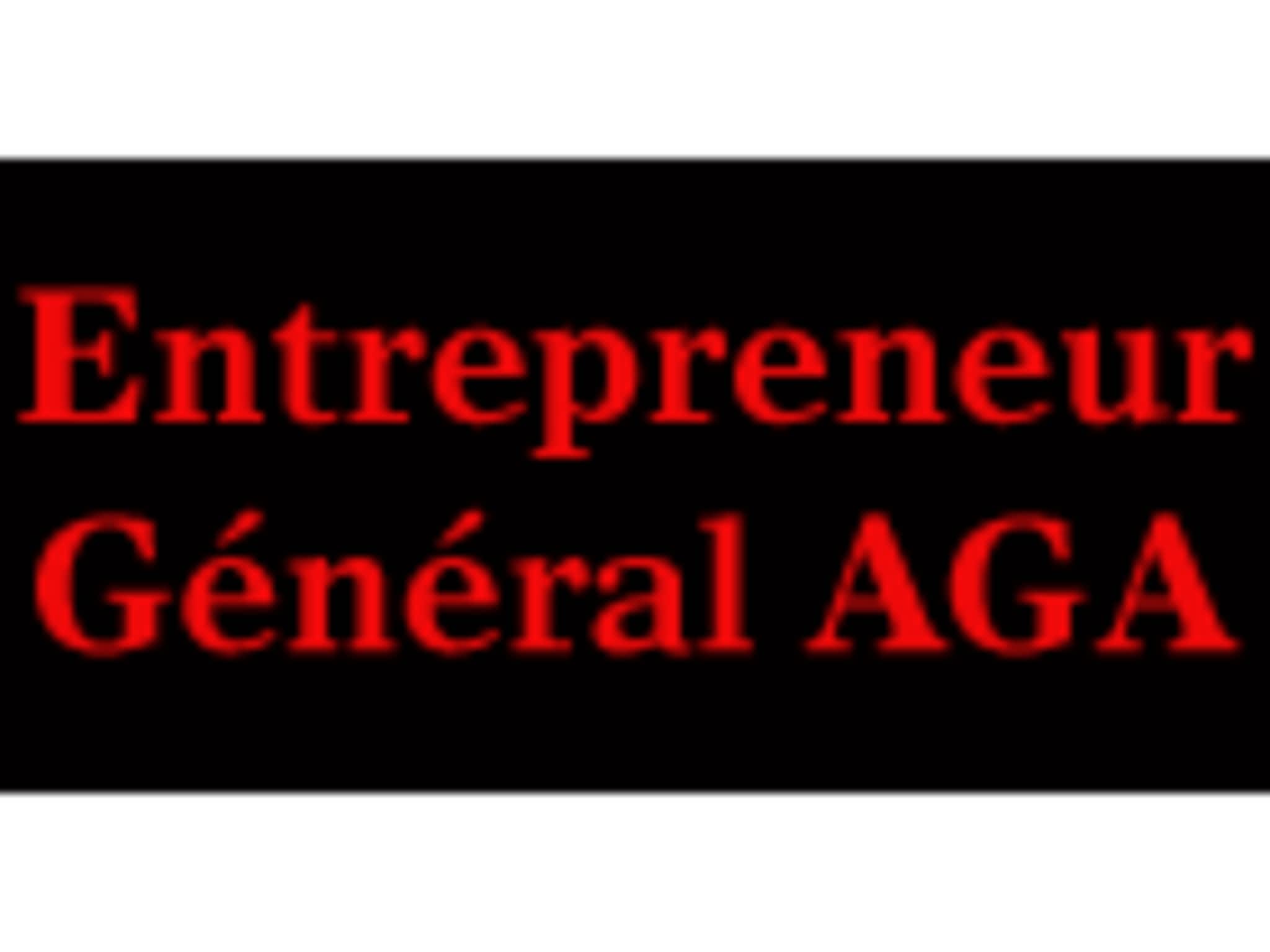 photo Entrepreneur Général AGA