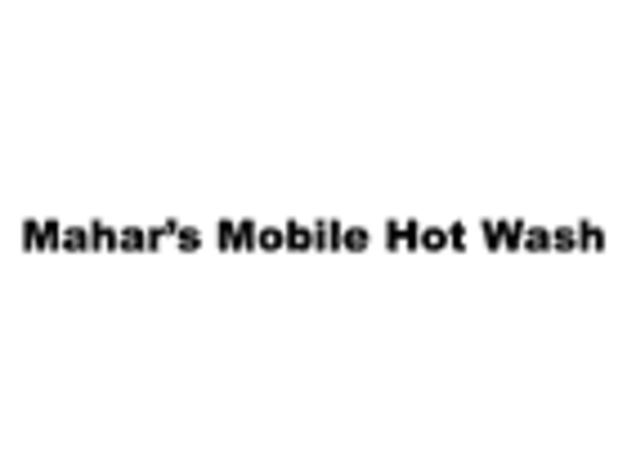 photo Mahar's Mobile Hot Wash