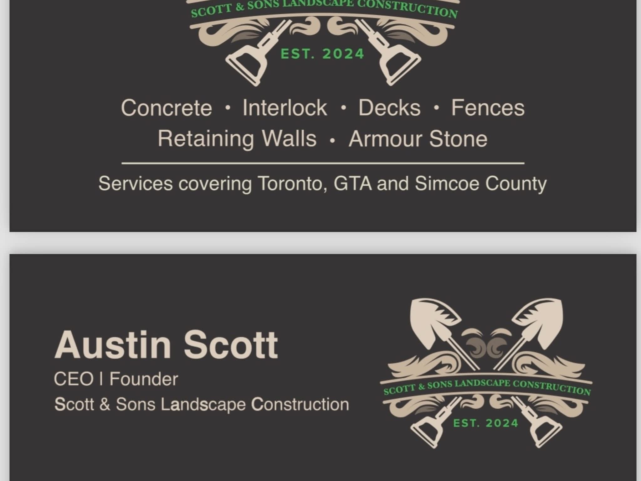 photo Scott and son's Landscape Contruction LTD