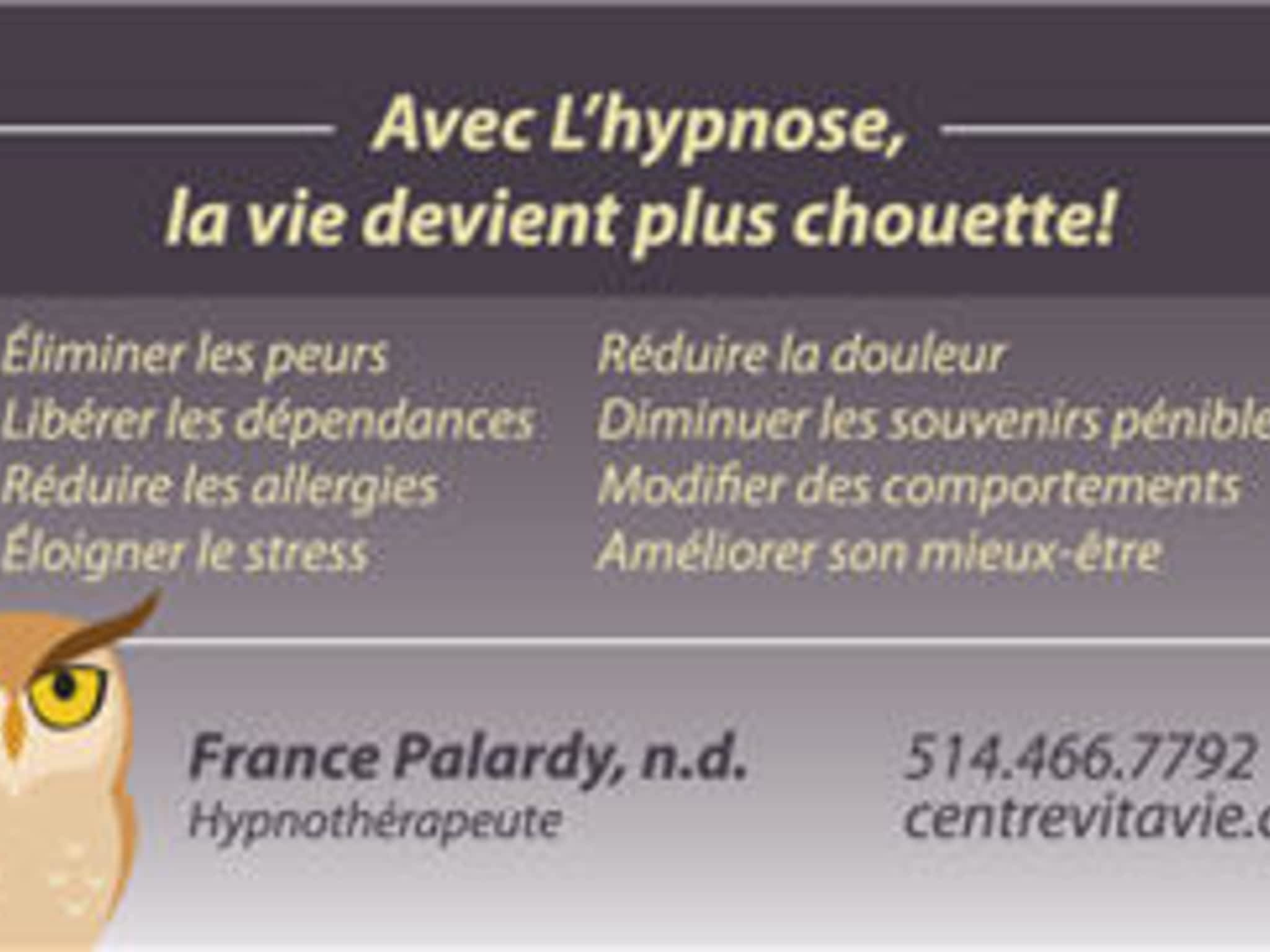 photo France Palardy hypnothérapeute