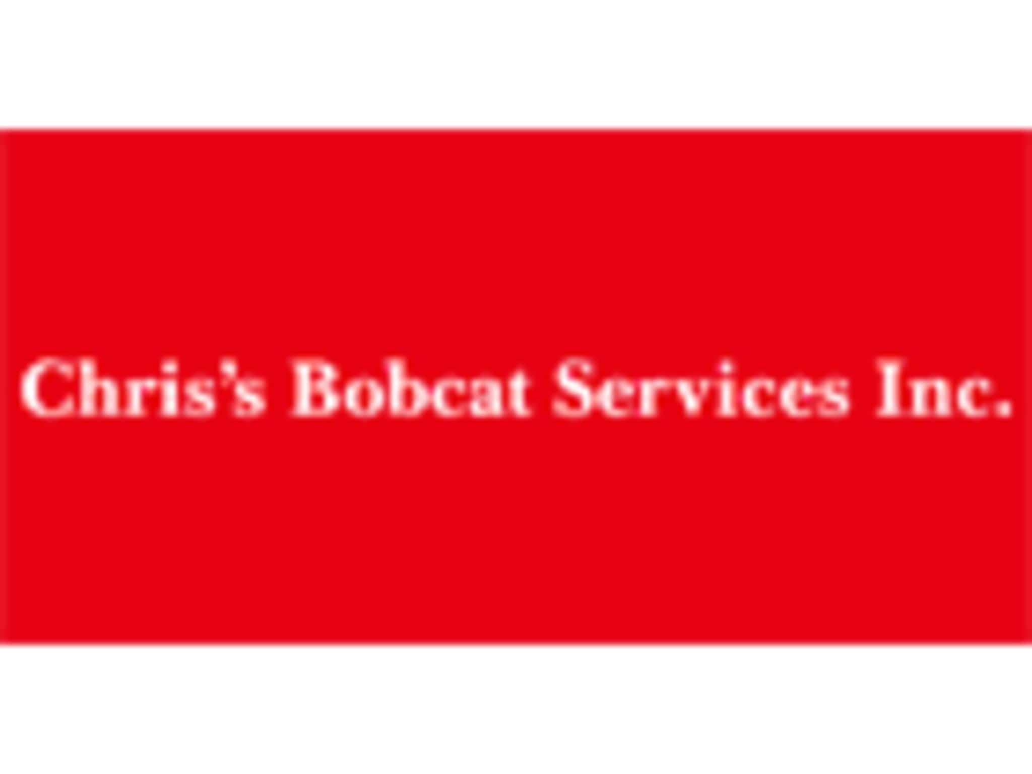 photo Chris's Bobcat Services