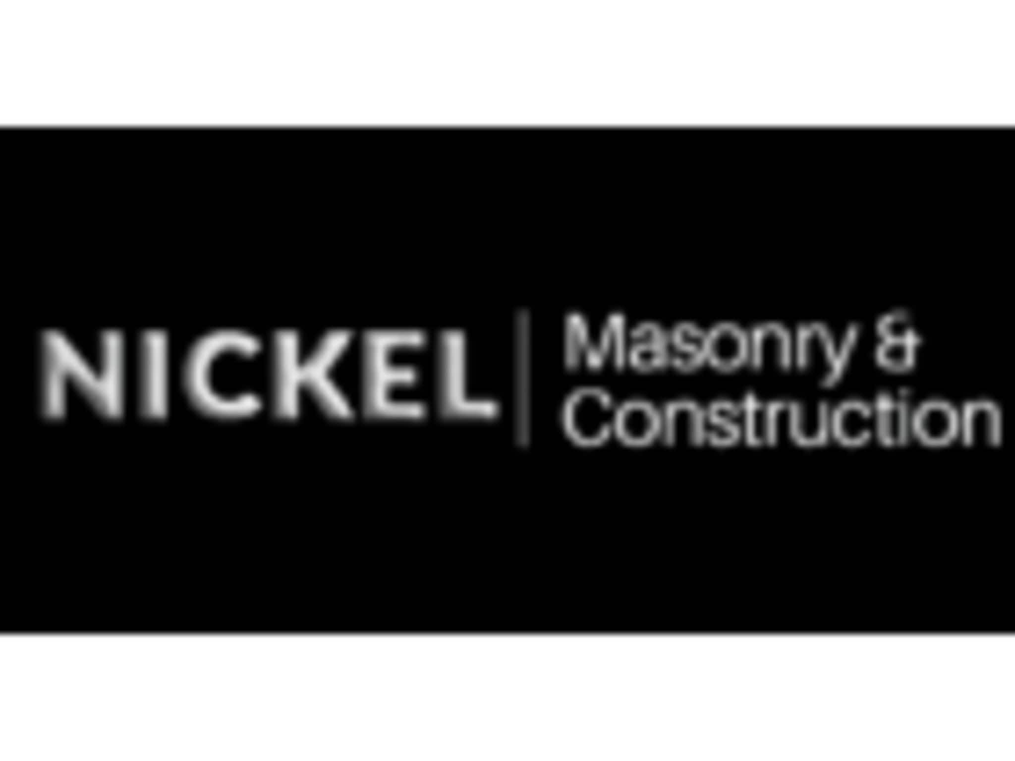 photo Nickel Masonry & Construction LTD