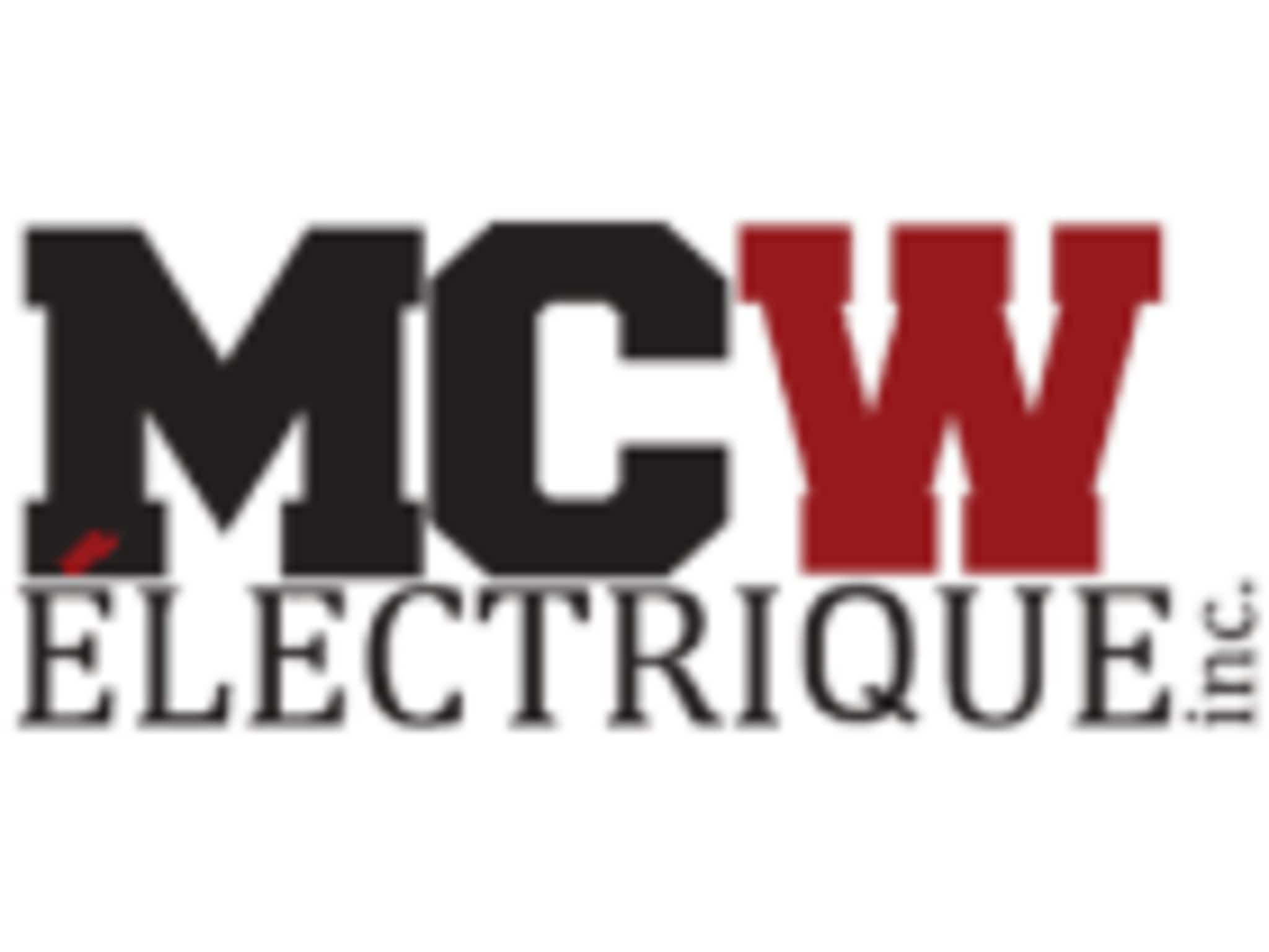 photo MCW Electrique Inc